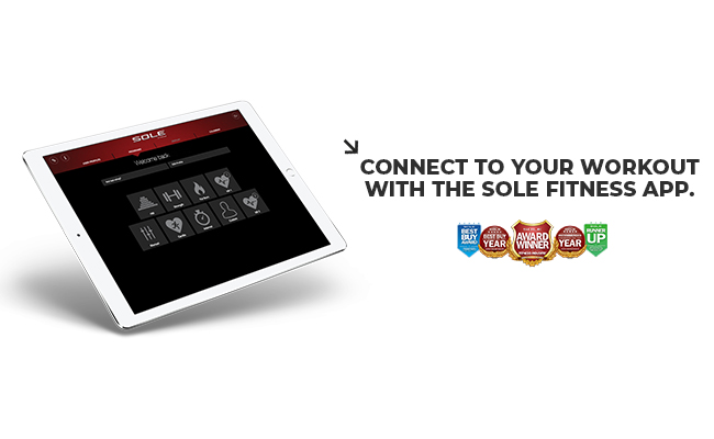 Sole Fitness SB700 Indoor Bike 2 Connect to Sole Fitness App Banner
