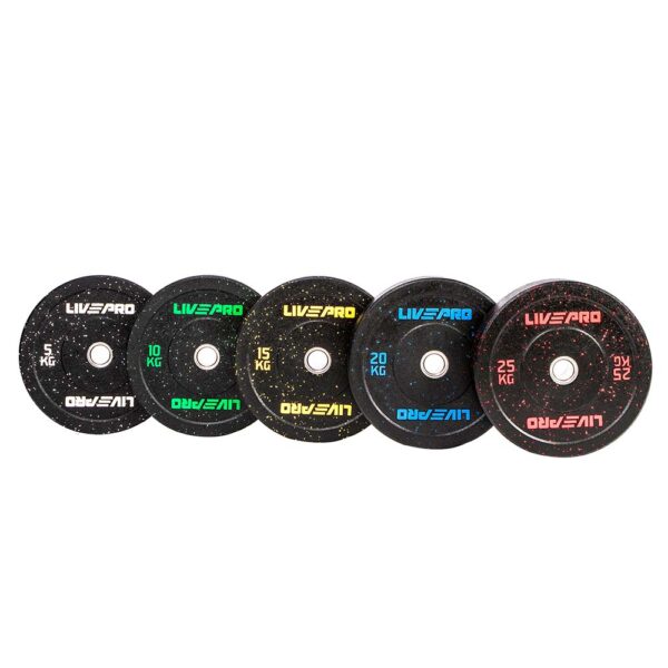 LivePro Rubber Bumper Plates LP8026 Product Image