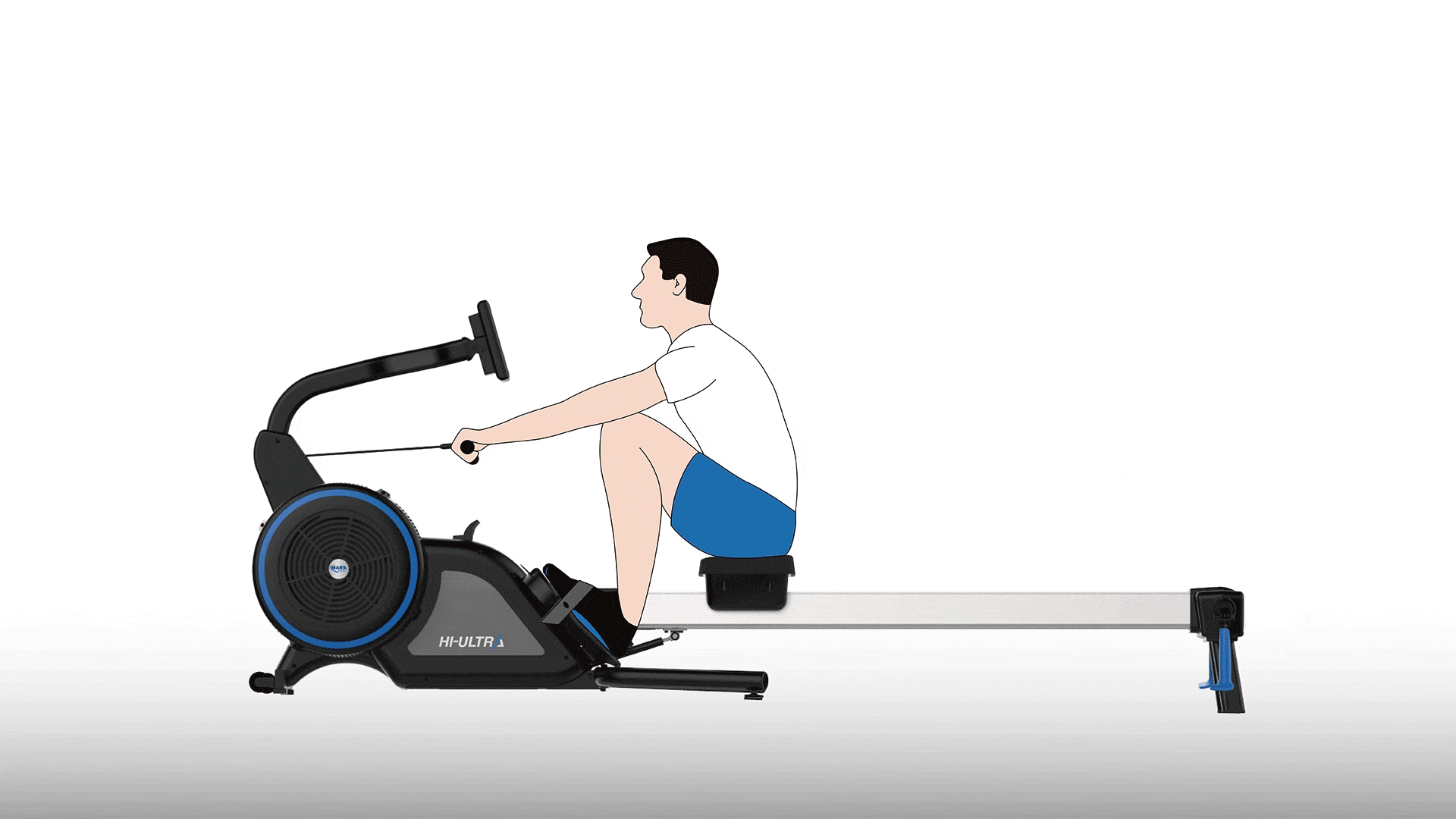 hsr007 in use like a rower