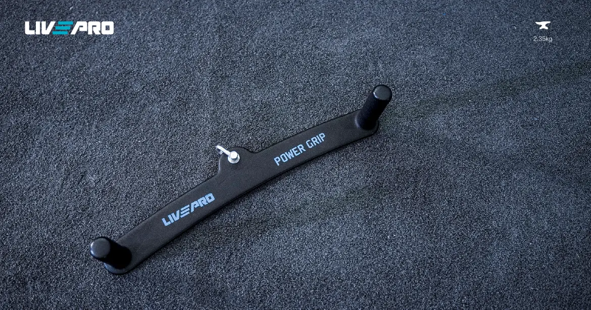 LivePro Neutral Medium Close Grip Cable Attachment 1 LivePro neutral Medium Close Grip Cable Attachment Product Image LP8329